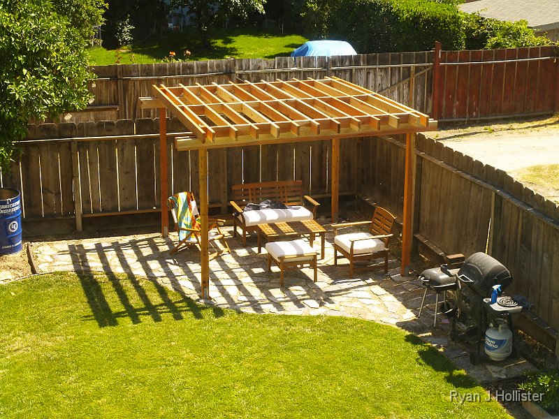 _6179708.JPG - And here's the final view from my upstairs bedroom.  Looks a lot like the sketch-up design, doesn't it?