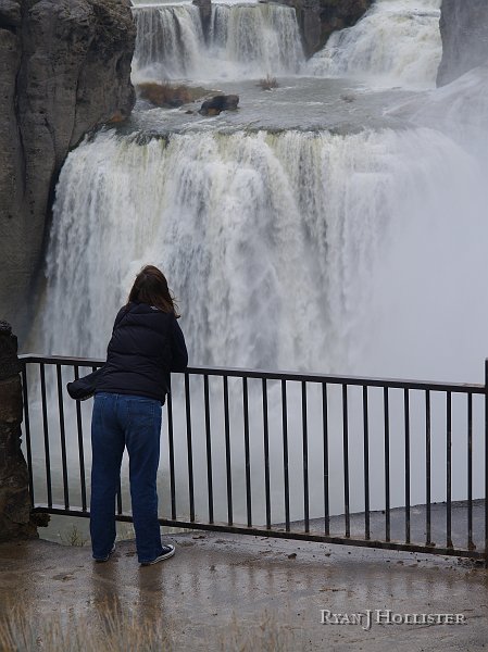 _4118146.JPG - Laura looks enthralled by the amazing falls.