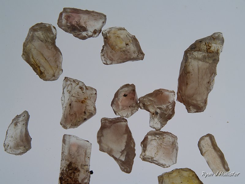 _7240558.JPG - Here are some of my "schillers".  Schiller is the name of the pinkish color of these minerals.