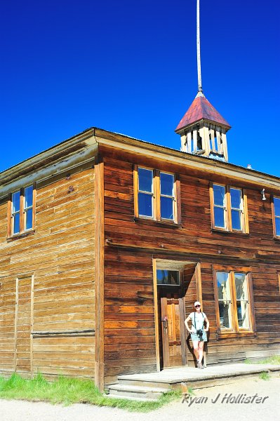 RJH_4347.JPG - Laura poses at the Bodie Schoolhouse.