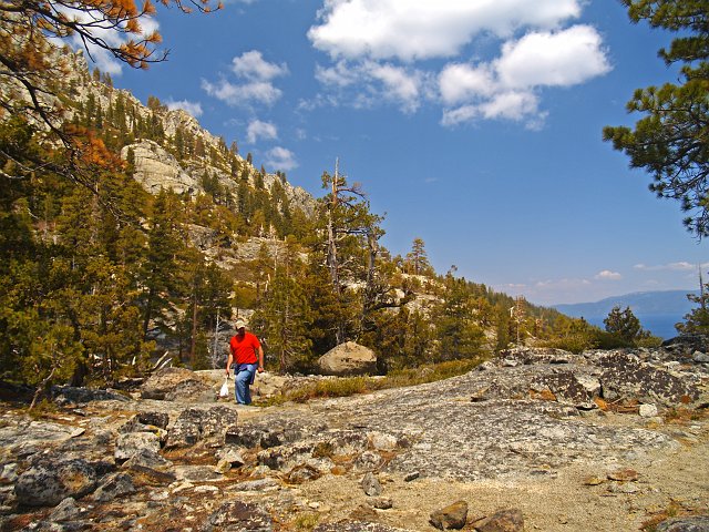 _5032034.JPG - Aric accends the trail.