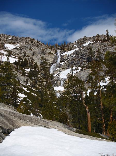 _4051576.JPG - Horsetail Falls.  There is a trail to the left of the water that will get you into the Desolation Wilderness in short order.