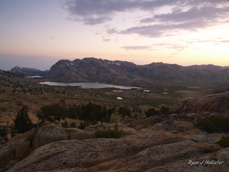 20090810_high_emigrant_lake_0278.JPG - After catching our fill and realizing we were missing a stunning sunset, we headed up the hill at the back of our camp to see this view.