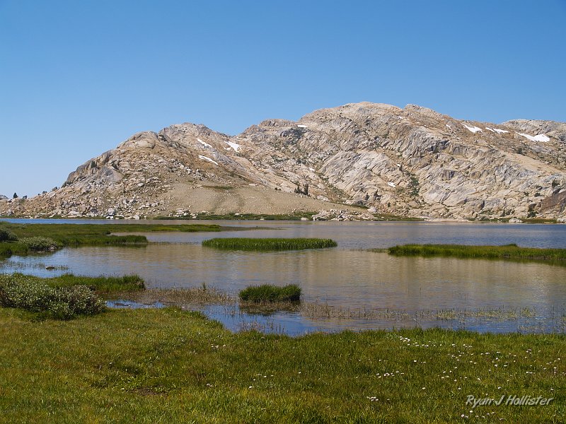 20090811_high_emigrant_lake_0086.JPG - So why trudge all the way to the aptly named and shallow Emigrant Meadow Lake?  The fishing of course!  I had read rumors that large rainbows lived in these waters and just had to find out for myself.