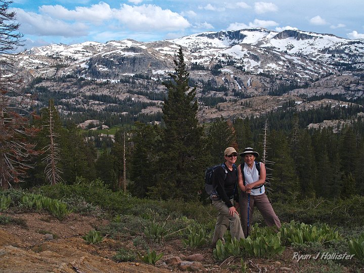 _6199788.JPG - Laura and my mom pose in frot of the great climb that they conquered!  THE END!