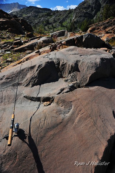 RJH_5060.JPG - Glacial polish and gouging striations.  Not fishing pole for scale.