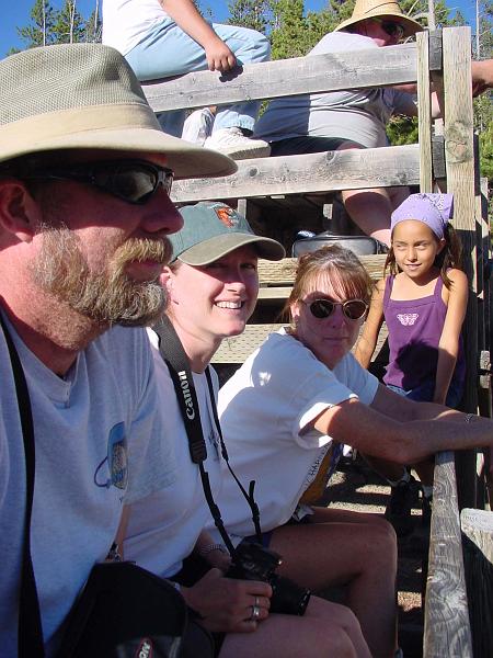 DSC00472.JPG - Garry, Laura, and LaDonna await the geyser that never came.