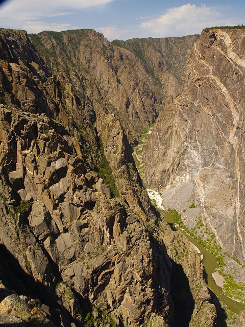 _6233297.JPG - The Gunnison river used to flow at much higher rates, but dams just outside the park don't let that happen anyomore.