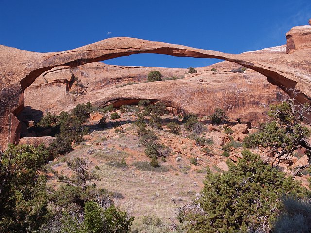 _6243388.JPG - Landscape arch is the largest natural arch in the world measuring 290 feeet across.  That's almost an entire football field!