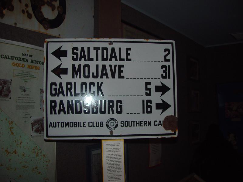 014.jpg - Old sign inside Red Rock museum.