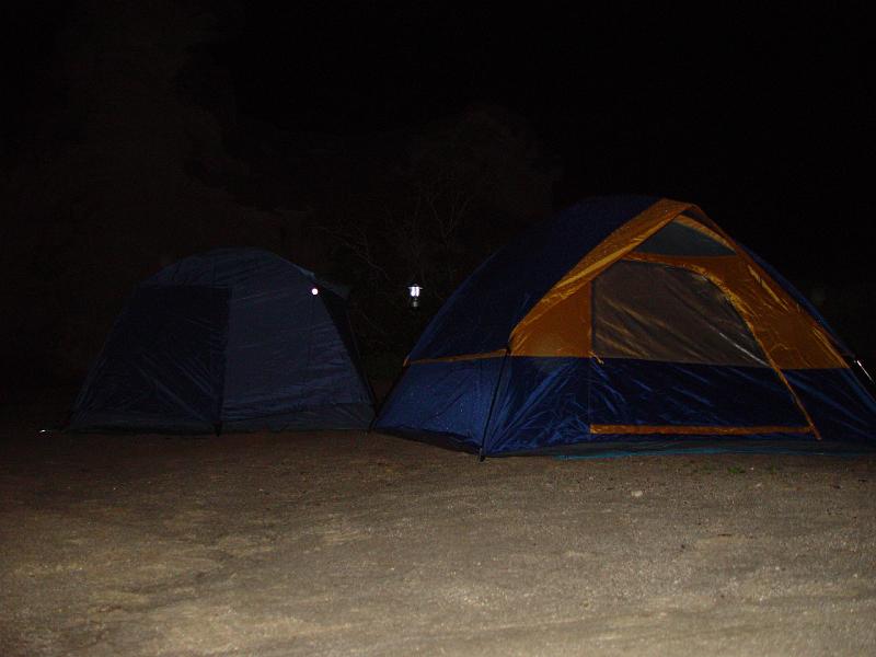 028.jpg - Our camp at Red Rock State Park... we trenched around the tents becuase rain was coming...