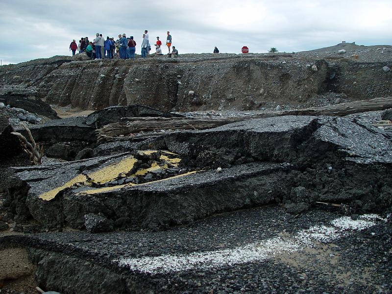 070.jpg - This is what a flash flood can do to a road.