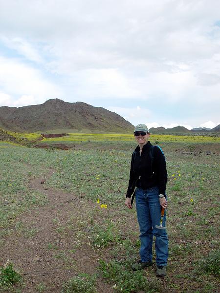 143.jpg - Laura and I went out to explore the dropstones in the Kingston Peak formation.