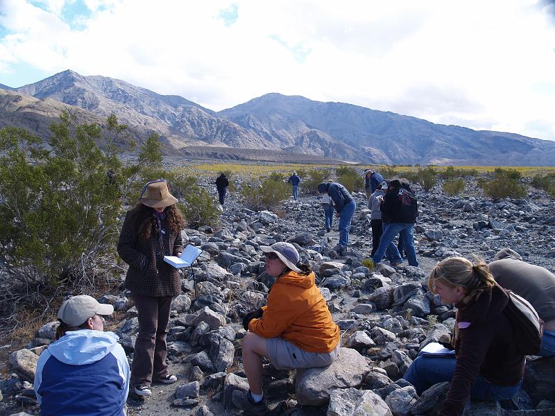 _2190904.JPG - The rocks we're sitting on were metamorphosed close to 2,000,000,000 years ago.  They were part of a large mountain rage comparable to the Himalayas.  It was known as th Yavapie Mazatzel Orogeny.
