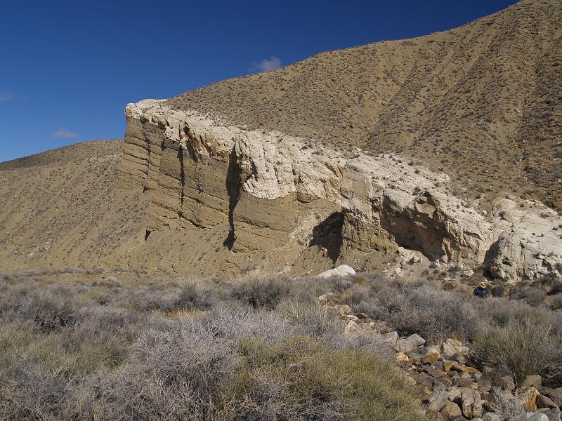 _2201063.JPG - Here's what the outcrop looks like if you want to see them for yourself.  Just be respectful of the past.