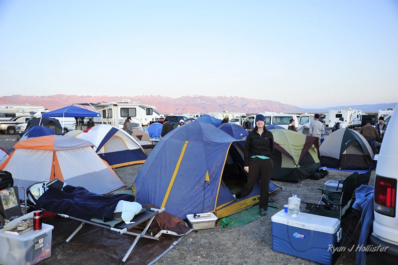 _DSC0081.JPG - Our camp was a bit crowded with less than two feet between tents.  But I will say it was pretty funny to hear people fart in their sleep.