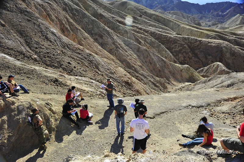 _DSC0248.JPG - Next Stop!  Zabriskie Point.  Time for the students to discern what would happen in the event of a flash flood, and time for Laura and I to take the high road for some photos.