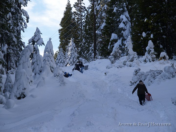 _C276083.JPG - Here you can see the extent of our work up the 100' path.