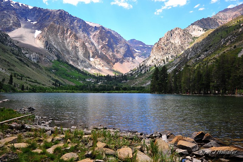 RJH_4747.JPG - Parker Lake from the outlet. Decently pretty, just crowded.  The U'shaped valley from glacial carving is very evident.