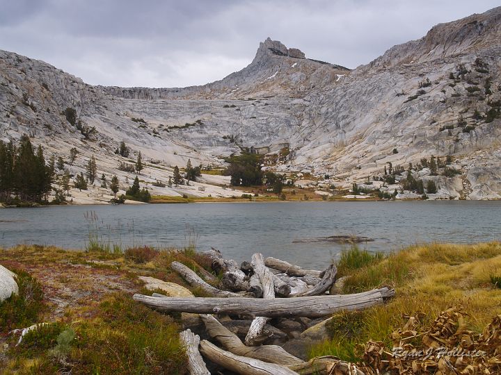 20090929_wildlink_0041.JPG - First view of Budd Lake with Cockscomb in the background.