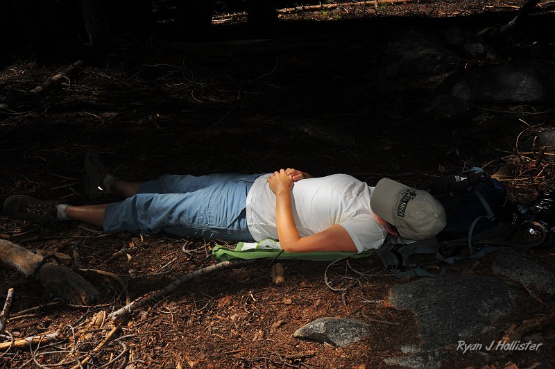 RJH_5182.JPG - Laura needed a nap before we took a stab at the uphill portion of the climb
