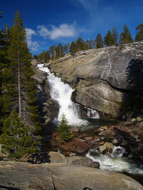 _6012440.JPG - For my money, these were the most spectacular falls on the entire trail.  Giant cascades of 20 feet or more, with a 50ft crescendo into a pool that was easily 150 feet wide.