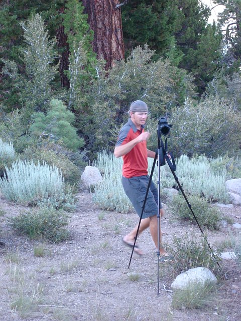 DSC03331.JPG - Just in case you ever wondered how I get my shots, it obviously is a trial and error process. (Photo by Laura)