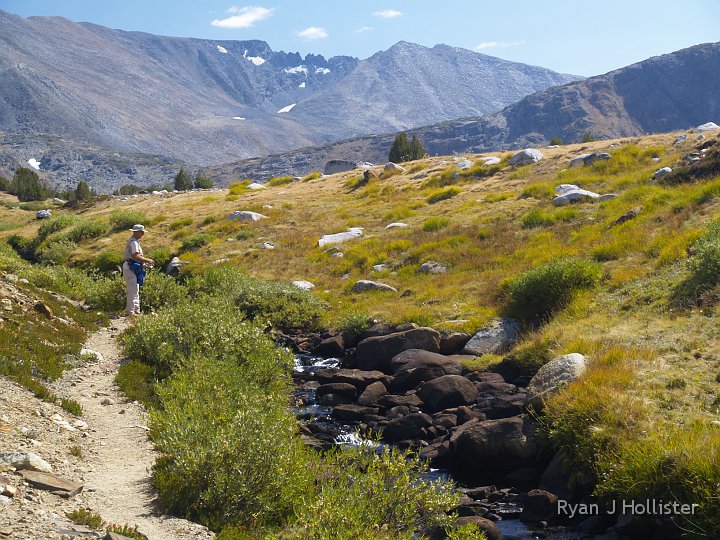 _9064836.JPG - Parker Pass Creek has a ton of Brown and Brook trout in its waters, but my dad couldn't entice any of them.