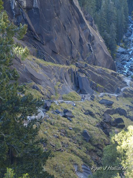 20091030_WildLink_PickUp_0483.JPG - The mist trail as viewed from Vernal Falls.