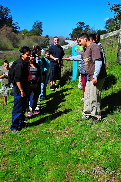 RJH_0578.JPG - The SAN ANDREAS FAULT!  Folks on the left side are on the Pacific Plate, folks on the right side on the North American Plate.