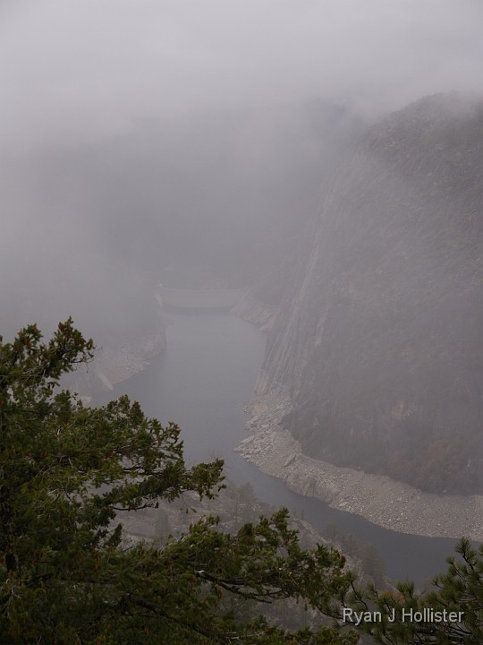 _B095609.JPG - Donnells reservoir looking VERY low and long in the clouds.