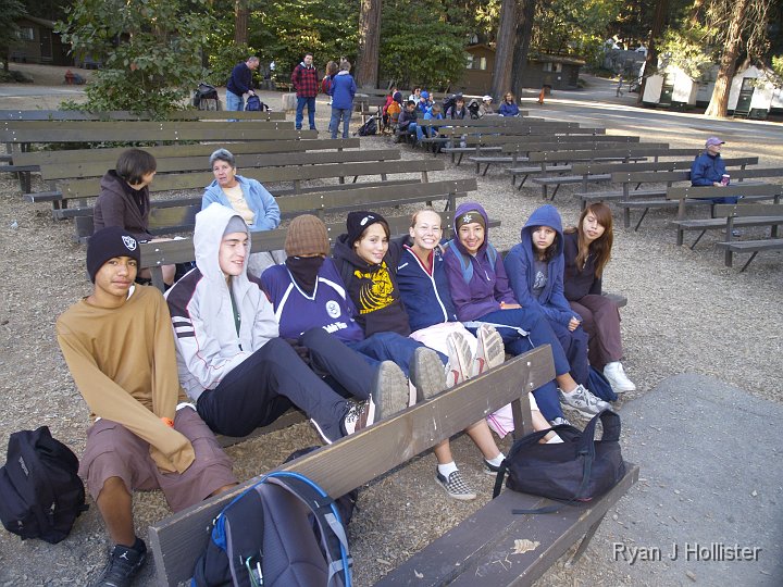 _9225038.JPG - After breakfast we waited for Cynthia & Jordan to come and get us.  Jose, Trevor, Anthony, Jasmine, Amanda, Andrea, Kaitlin, Kathy.