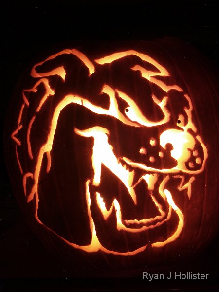 _A305420.JPG - 2008 Bulldog-o-Lantern.  GO DAWGS!
