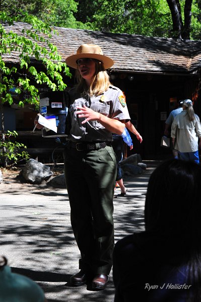 RJH_5406.JPG - Our wilderness ranger tells us all the regulations we need to know before issuing our wilderness permit.