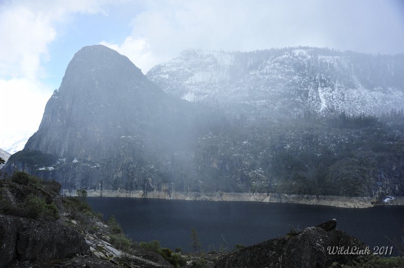 _RJH0068.JPG - Snow flakes are more reflective and opaque than rain drops which makes it harder to see through the light precipitation.