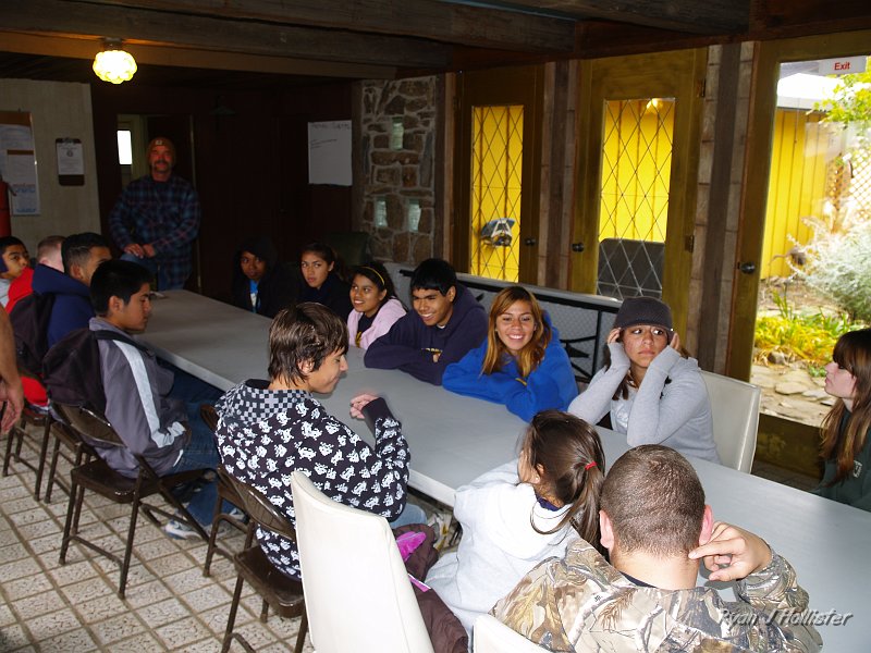 pacheco_120509_1018.JPG - Upon our arrival to Pacheco State Park, we met with Curtis Climer, the park's maintenance worker who gave us a warm welcome and safety instructions.