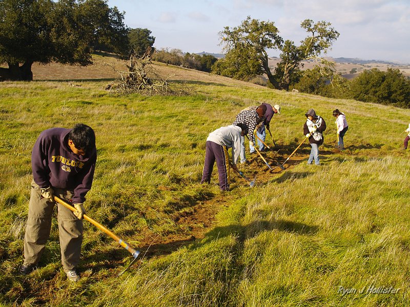 pacheco_120509_1075.JPG - Mowing through tall grass is harder than it seems, but at least there wasn't any dust.