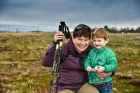 Ok, Grandma and Z like to laugh together. : Geology Trip, Jamestown, MJC Geology, latite, southern motherlode, table mountain, vernal pool