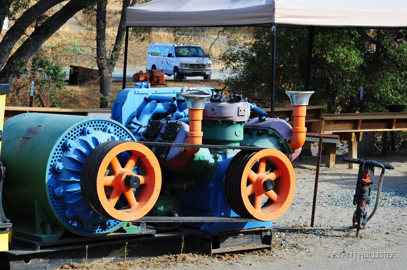 RJH_6056.JPG - Next stop of the day:  Sutter Gold Mine, just outside of Jackson.  This is a newer generator for an air pump.