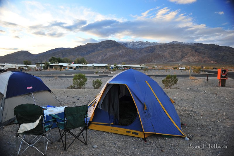RJH_7994.JPG - Our home with a fresh dusting of snow on the Cottonwood Mountains behind us.