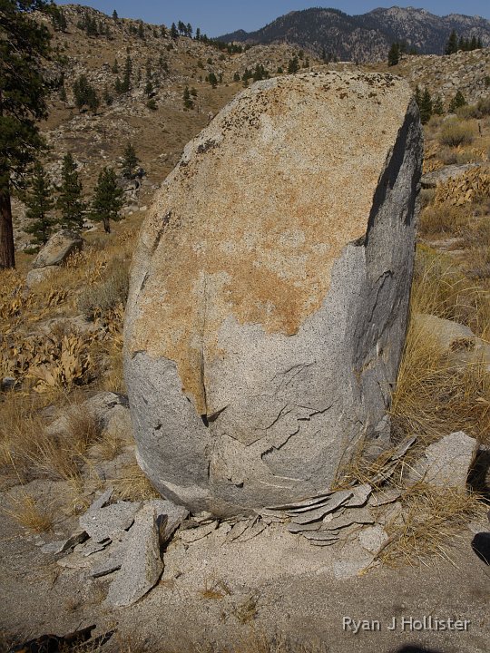 _A125267.JPG - This big boy was my favorite rock from the entire trip.  Look at teh awesome spheroidal weathering in progress!