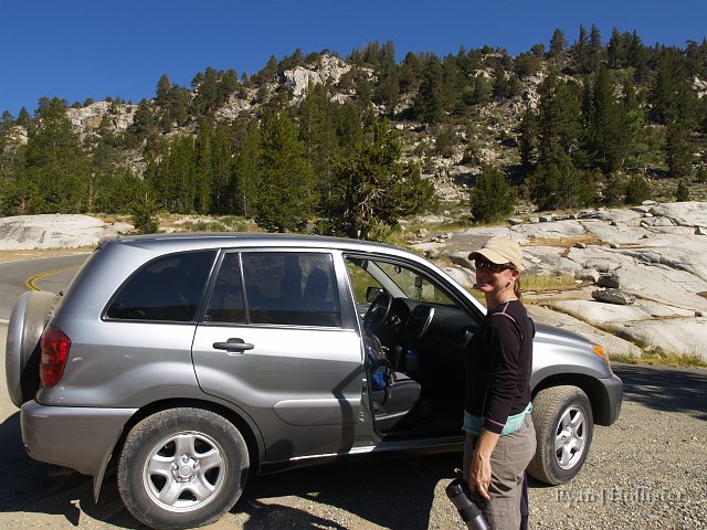 _7274462.JPG - The next morning we woke up to blue skies and irritated lungs & broke camp at 7:30am to go stream fishing.