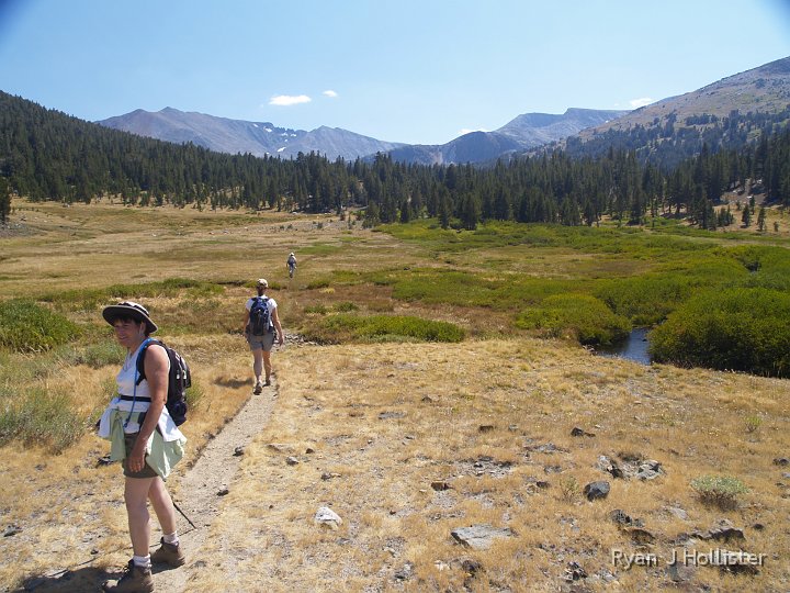 _9064828.JPG - This section of the trail is about 2 miles in.  Parker Pass Creek is on the right in this nice meadow.