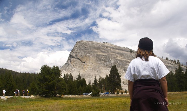 _8054492.JPG - Jillian enjoys the view of Lembert Dome.