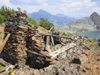Remnants of the Great Sierra Mine.  Not a drop of silver was ever produced, yet men toiled up here year-round.