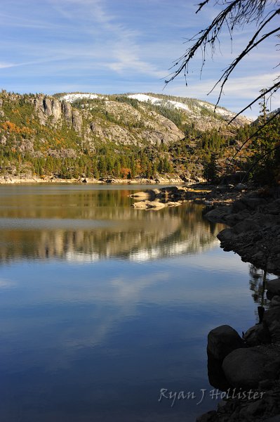 RJH_6509.JPG - Our destination was a mile and a half or so up the canyon where the South Fork of the Stanislaus River flows into the lake.